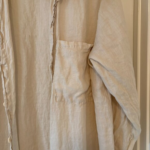 CP Shades Elle Linen Dress, Sand L - Picture 5 of 6